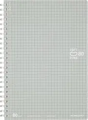 Kokuyo notebook soft ring 80 sheets A5 grid ruled scan -SV338S5-C