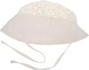 [FRCOLOR] Wide Brim Hat Sun Protection Hat for Summer Outdoor Activities for Beach Travel Picnic and Birthday Parties Breathable and Comfortable Design White