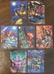Wolverine 1994 Flair Marvel Lot (7) Set Hulk X-Men Mint+