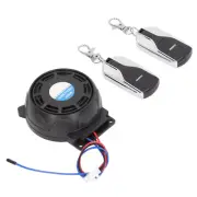 Electric Motorcycle Security Alarm System 125db Anti-theft Remote Control