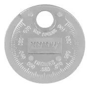 Pocket Coin Size Round Spark Plug Gapper Gap Tool Gauge