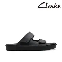在飛比找momo購物網優惠-【Clarks】男鞋 Litton Strap 兩片式魔鬼氈
