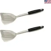 Durable Stainless Steel Turner 2-Pack - Essential Tools for Every Kitchen