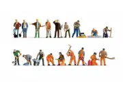 Noch 16111 HO/OO Gauge At Work XL Figure Set