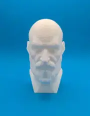Bust of Kratos - God of war . 3D printed. 250mm tall