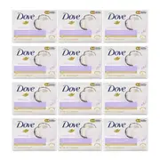 12x Dove 90G Beauty Shower Cream Bar Soap Coconut Milk & Jasmine Petals Scent