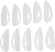 [Generic] 10 Pairs Eyelash Perm Curler Pad Pantyliner Lash Lift Covers Makeup Accessories Curlers Eyelash Curler Shield Pads Silicone Eyelash Perming Curler Shield Pads Eyelash Lifting Rods