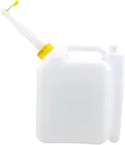 Generic Fuel Oil Mixing Bottle 2-Stroke Large Capacity Ratio Bottle Fuel Mixing Bottle Canister Thickened Fuel Mix for Dispensing Engine, 4L with Spout