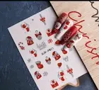 Nail Art Stickers XMAS ASSORTED GLITTER QJK-PM21