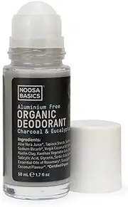 Noosa Basics Charcoal and Eucalyptus Organic Deodorant Roll On 50 ml