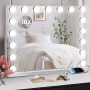 Yamissi 17 Hollywood Mirror Bulb Vanity Makeup Lights Tabletop Wall Dimmer Lamp