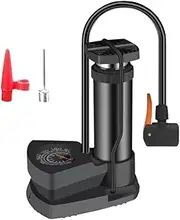 Vaveren Foot Pump Bike Floor Pump Inflator,Bike Tire Pump Ball Pump Air Pump with Pressure Gauge for Motorcycles Swimming Rings