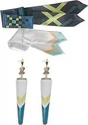 COSNOBLE Kinich Earrings Cosplay Costume Decoration Headband Props Accessories