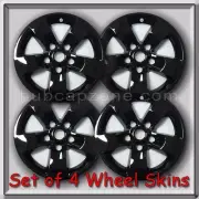 Black 17" Dodge Ram Truck 1500 2016-2017 Wheel Skins Hubcaps Wheel Covers Set 4