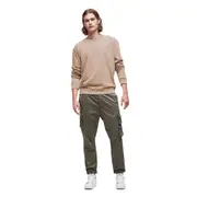 Replay Mens Bio Pack Organic Crew Fleece weatshirt Brown