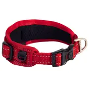 Rogz Padded Collar Red (Large) | For Dogs
