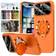 For iPhone 16 15 Plus 14 Pro Max 13 12 MagSafe Case Camera Lens Protector Cover