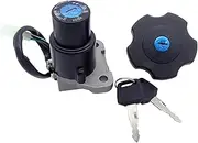 Ignition Switch for XT600 TW200 DT200 DT200R XT225 Serow 225 Moto Ignition Switch Seat Key Lock Kit Motorcycle Fuel Tank Cap Cover Motorcycle Ignition Switch Lock
