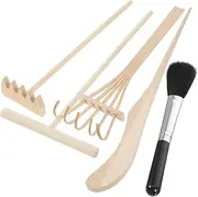 1Set Miniature Sand Table Rake Handmade Rakes for Crafting Zen Gardens Sand Art Lightweight Tools for Adults Creative Projects