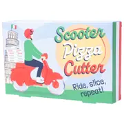 Fizz Creations Scooter Pizza Wheel Cutter/Slicer Home/Kitchen Blade Red
