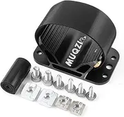 MUQZI Bicycle Rear Wheel Holder, Rear Wheel Rack Mount, Road Bike Tire Bracket Holder Carrier Fits Mountain Bikes, Road Bicycles & EBikes, Black