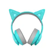 Edifier G5BT Cat Turquoise Hi-Res Bluetooth Gaming Headset with Hi-Res, Low Latency 45ms (+5ms), RGB Lighting, Multi-Mode, Bluetooth v5.2/AUX G5BTCAT-TUR