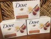 Dove Beauty Cream 4oz Soap Bars- SHEA BUTTER (3 Bars)