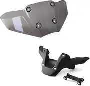 Motorbike Accessories Windshield Front Support Windshield Wind Deflector Fairing Lower for Y&amaha MT 09 MT-09 SP 2024(1set Light Titanium)