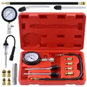 Mardatt 10Pcs Compression Tester Adapter Kit with Spark Plug Tester & 32 Blades