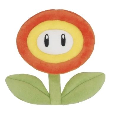 GENUINE Super Mario Bros Fire Flower Plush 7" Little Buddy 1822