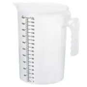 Graduated Beaker 5000ml PP Plastic Cup Double Sided Black Graduation