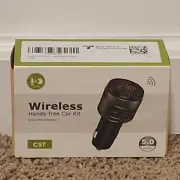 Bluetooth 5.3 FM Transmitter for Car, 3.0 Wireless Bluetooth FM Radio Adapter.