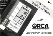 Orca Marathon Scuba Dive Computer Printed Manual US Divers Aqualung Monitor 2 M1