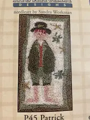 PUNCH NEEDLE PINE MOUNTAIN DESIGNS PATRICK P45 Sandra Workman Leprechaun Irish