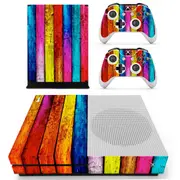 Designer Skin for XBOX ONE S Gaming Console + 2 Controller Sticker Decal C