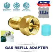 1Lb BBQ Propane Gas Refill Adapter Cylinder Tank Coupler Heater Bottle Tool