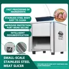 3.5MM Commercial Meat Cutting Machine Stainless Steel Electric Vegetable Slicer