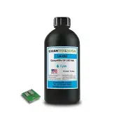 Mimaki LH-100 COMPATIBLE UV LED INK CYAN 1000ml Bottle with Chip