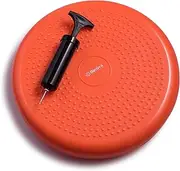 bintiva Inflated Stability Wobble Cushion, Including Free Pump/Exercise Fitness Core Balance Disc