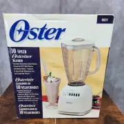 Oster Osterizer 10 Speed Blender 375 Watt Motor 6 Cup Jar New Vintage 90s 6631