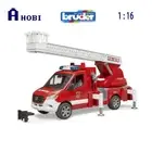 Bruder 1:16 Mercedes G3 Sprinter Fire Engine With Ladder & Light Sound Model Toy