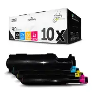 10x Toner for Xerox WC7232Splx WC7232SX WC7232S WC7232Spex WC7232FPEX CMYK