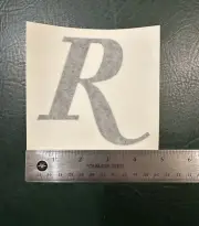 Remington R Decal 4 1/2" x 4 1/2" Peel and Stick Sticker DECAL OEM