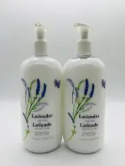 Crabtree & Evelyn Lavender Body Lotion 16.9 fl oz Lot of 2 New &Free Shipped￼