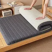 Portable Foldable Futon Mattress Guest Bed Dormitory Travel Camping Mattress with Non-Slip Backing