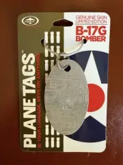 Boeing B-17 Flying Fortress Genuine Skin MotoArt PlaneTags Limited Edition