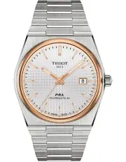 [Tissot] PRX Powermatic 80 T1374072103100 Automatic Watch in Silver
