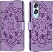 shingtomua for Oppo A60 4G Case Wallet with Card Holder Kickstand Magnetic Soft Leather Flip Fold Case for Oppo A60 4G Cover (Purple)