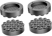 4 Pieces Anti Vibration Pads for Washing Machine Base Washer Feet Heavy Duty Shock Absorbing Noise Cancelling Furniture Pads(Gray)