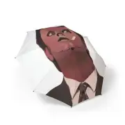 CPR certfied Dwight Schrute Semi-Automatic Foldable Umbrella, Unique Gift